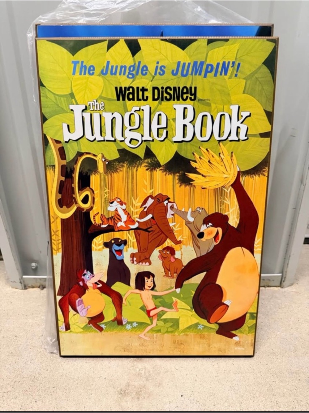 13x9 Disney’s Jungle Book Movie Poster Wooden Plaque